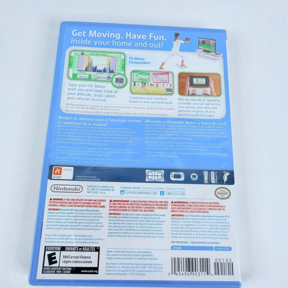 Nintendo Wii Fit U Video Game for Wii U New Sealed 79528A Fitness Exercise